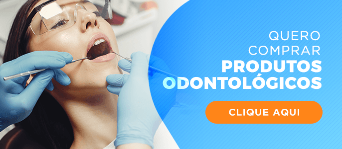 Banner com mulher passando por processos odontologicos