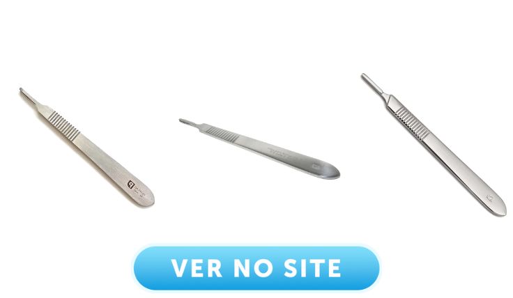 Bisturi cirurgico sem a lâmina