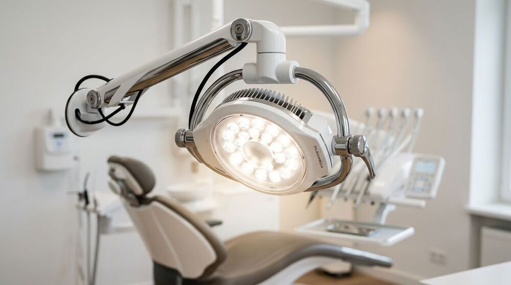 Equipamento moderno de consultório odontológico