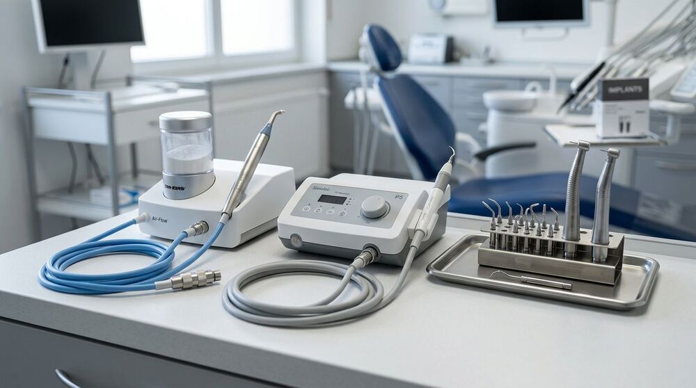Equipamentos modernos para clínica odontológica