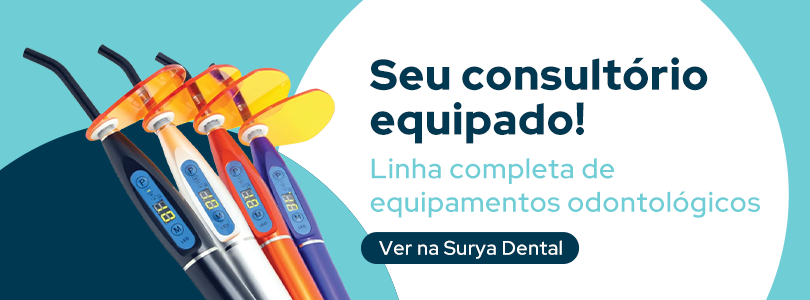Banner equipamentos odontológicos no e-commerce da Surya Dental.