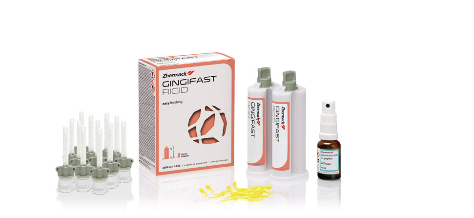 Kit de resina Gingifast Rigid para odontologia