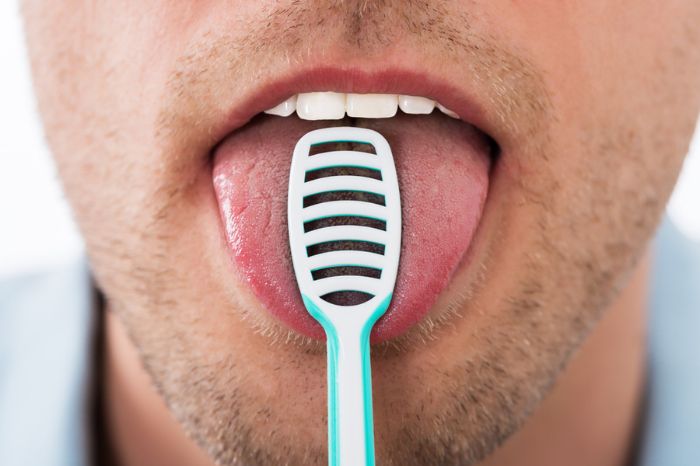 higiene para prevenir doenças na língua 