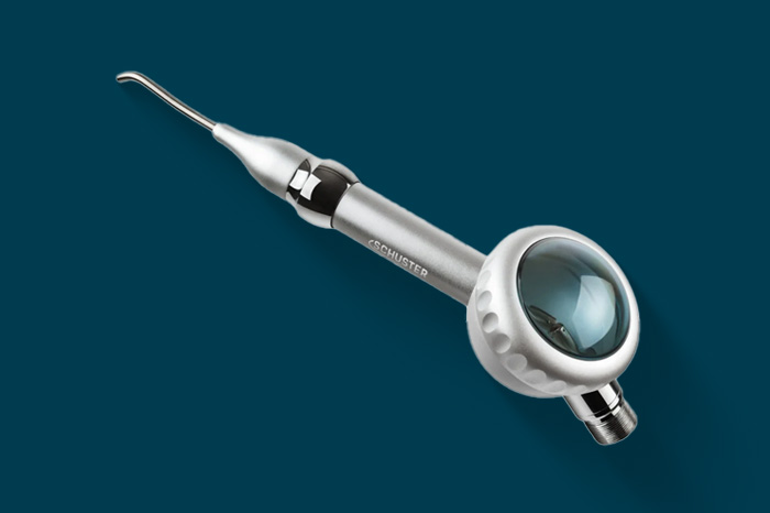 Aparelho de jato de bicarbonato